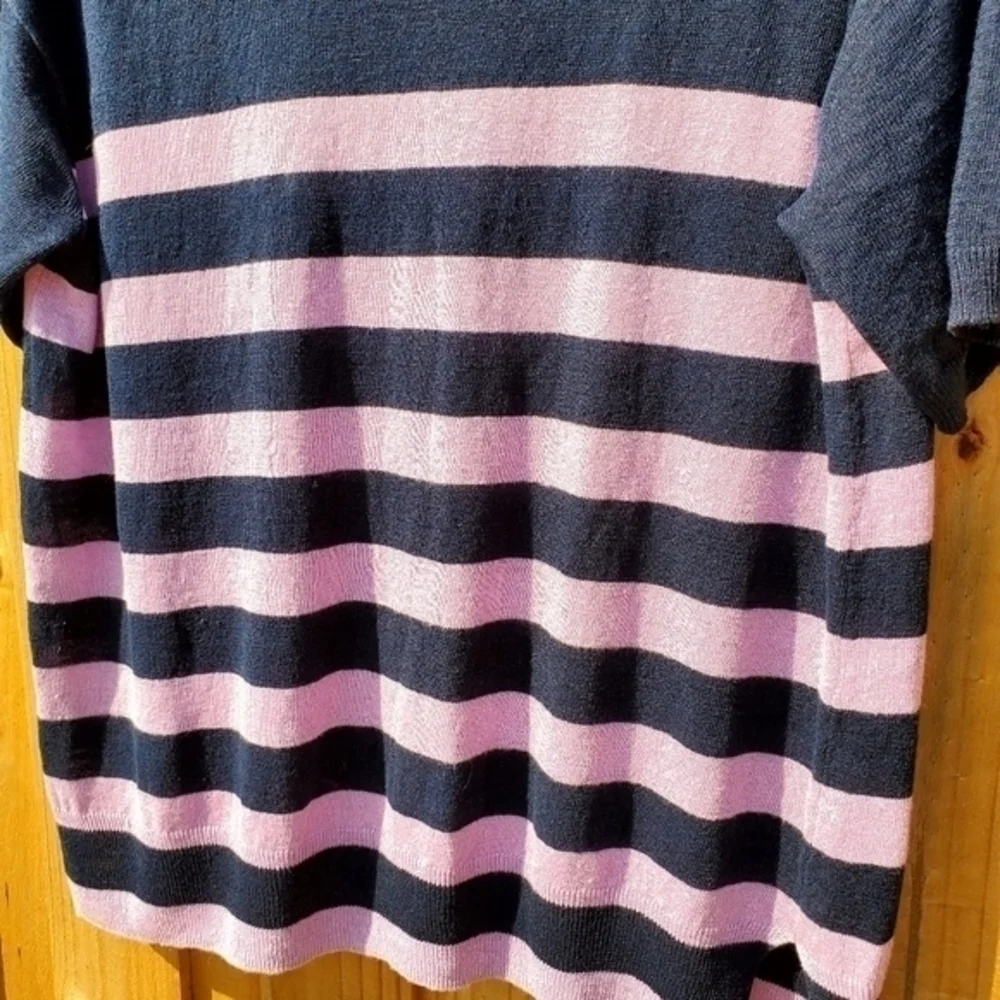 J. Crew Knit‎ Linen Scoop Neckline Sweater Top Size XS